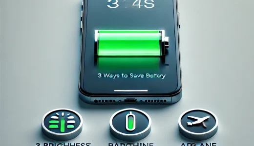 iPhoneでバッテリーを温存する方法３選